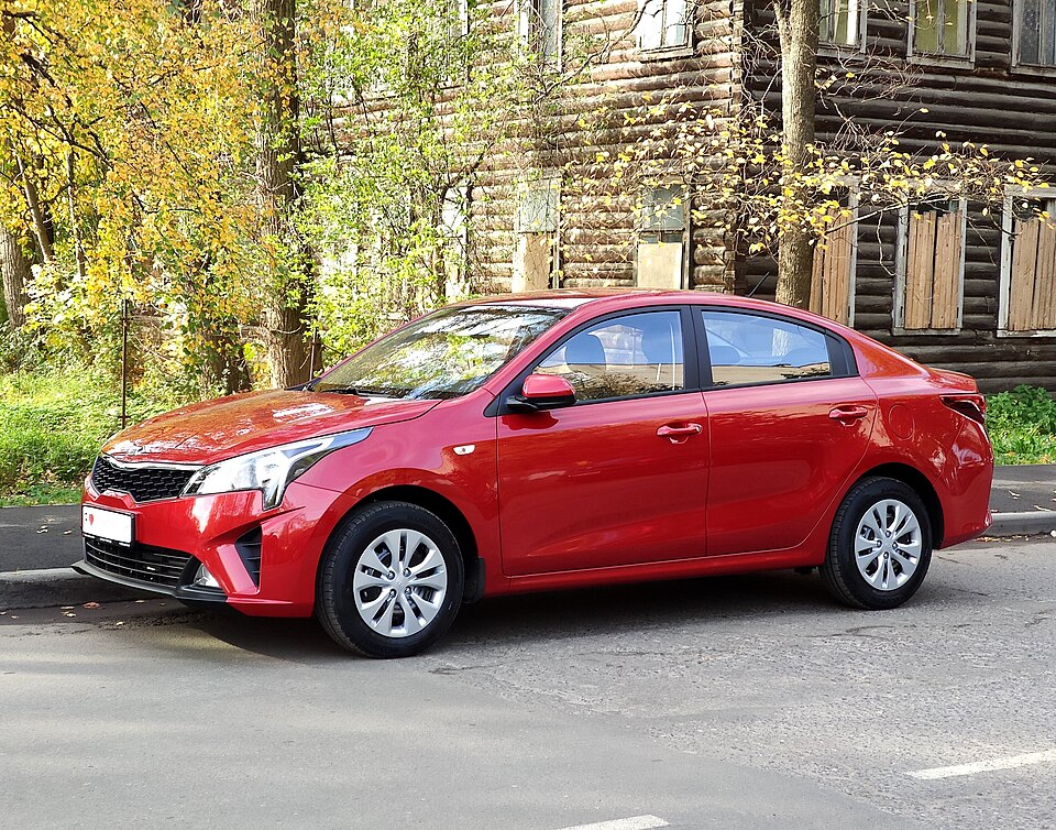 Фото модели Kia Rio; не автомобиль компании