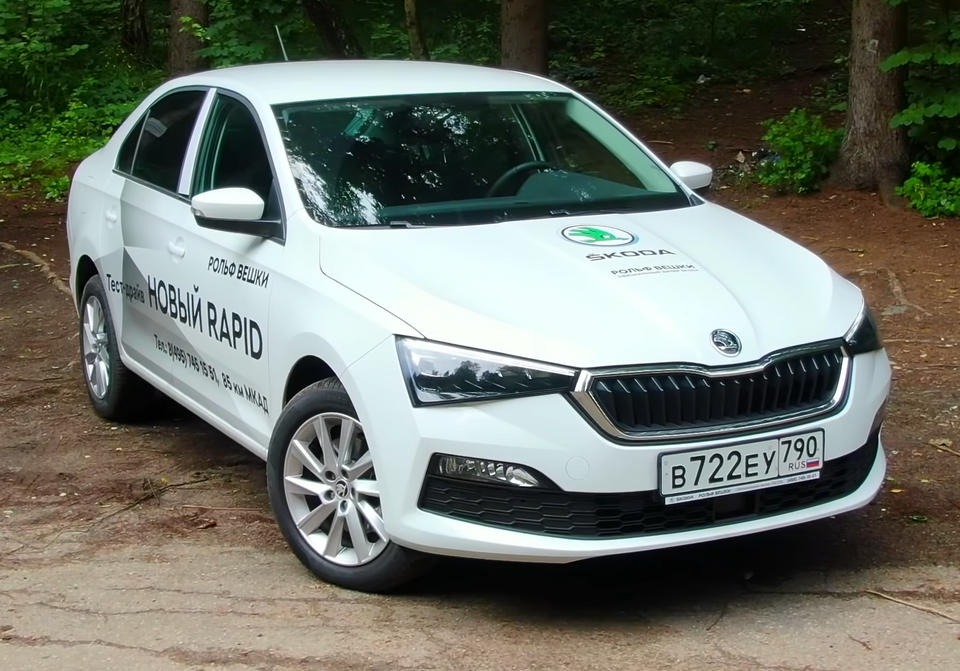 Фото модели Skoda Rapid; не автомобиль компании